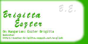 brigitta eszter business card